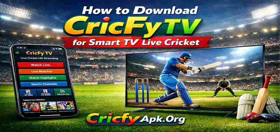 How to Download CricFy TV for Smart TV Live Cricket